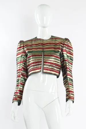 1982 Metallic Striped Jacket