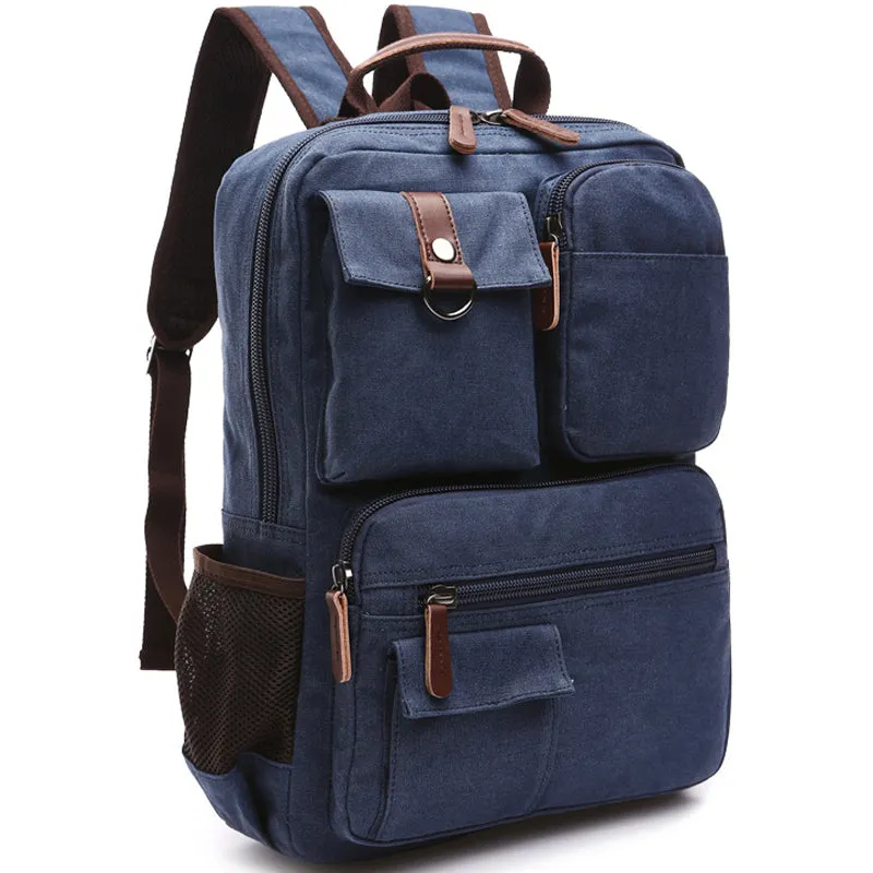 19inch Large Canvas Laptop Backpack
