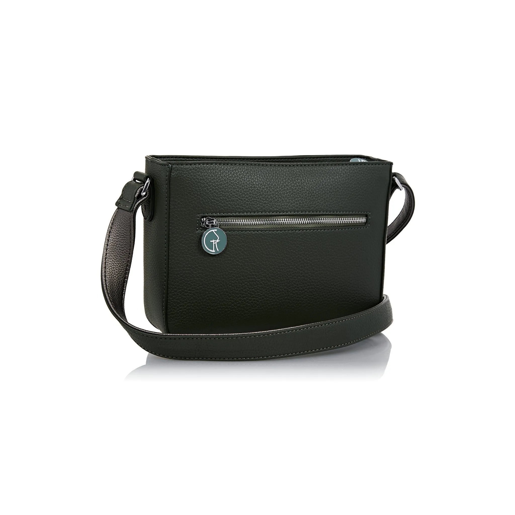 3 Vegan Leather Bags in 1 | Forest Green & Metallic
