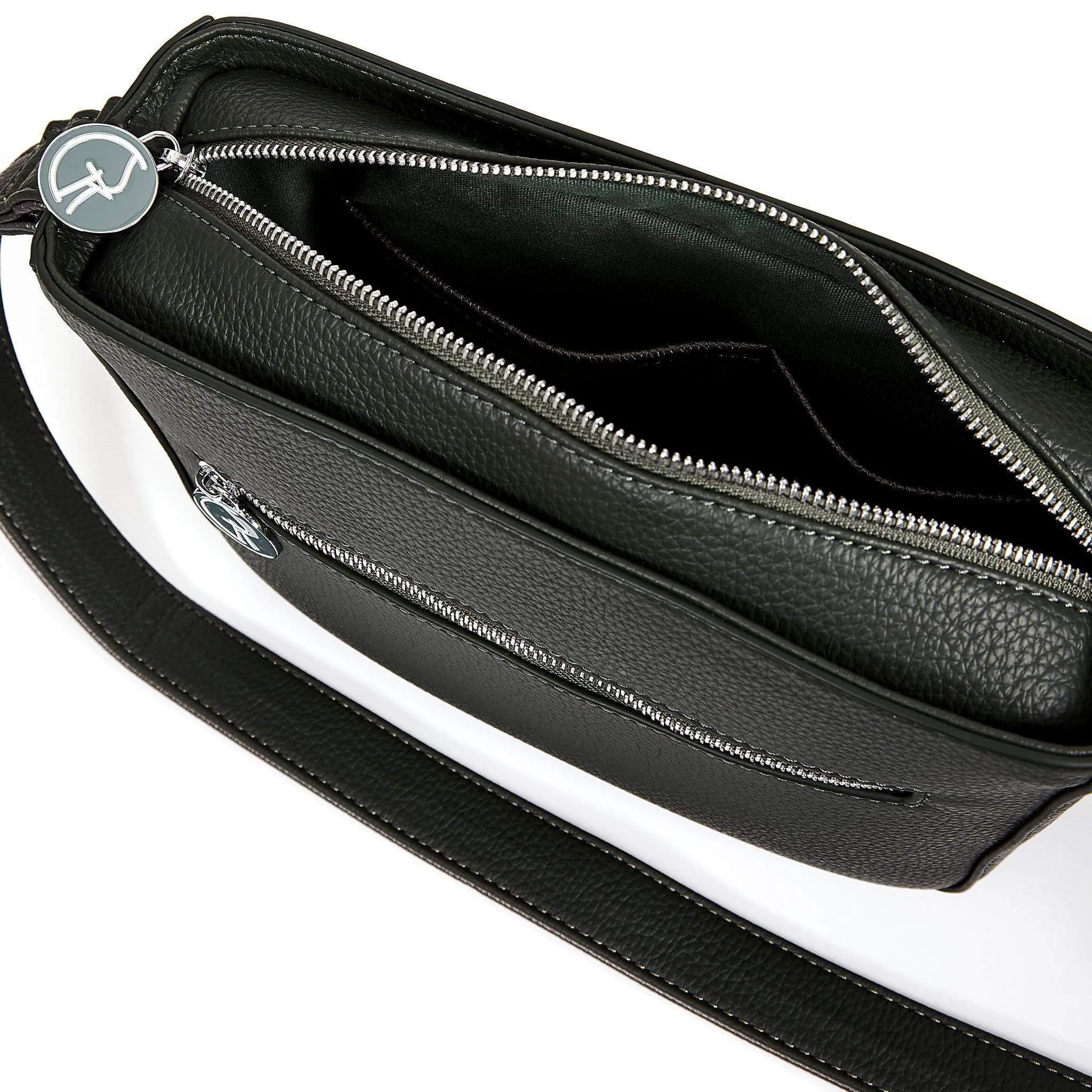 3 Vegan Leather Bags in 1 | Forest Green & Metallic