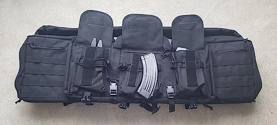 44" RECTANGULAR TACTICAL AIR RIFLE RUCKSACK - BLK