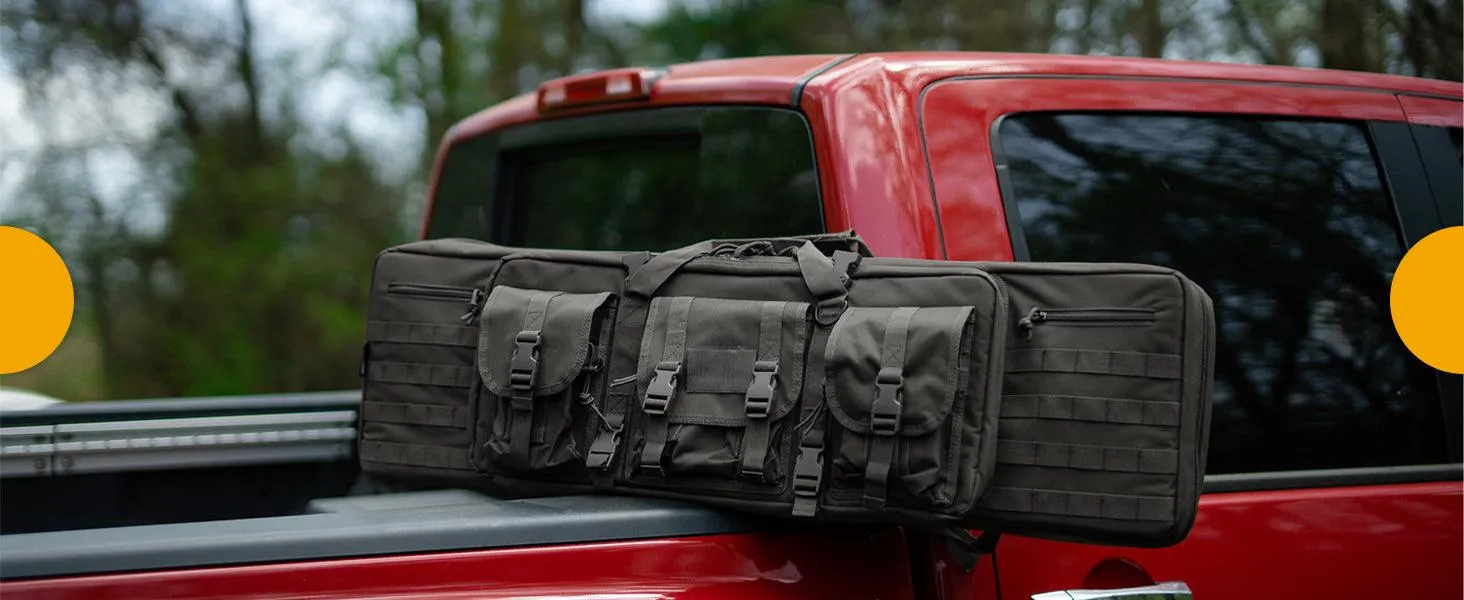 44" RECTANGULAR TACTICAL AIR RIFLE RUCKSACK - BLK