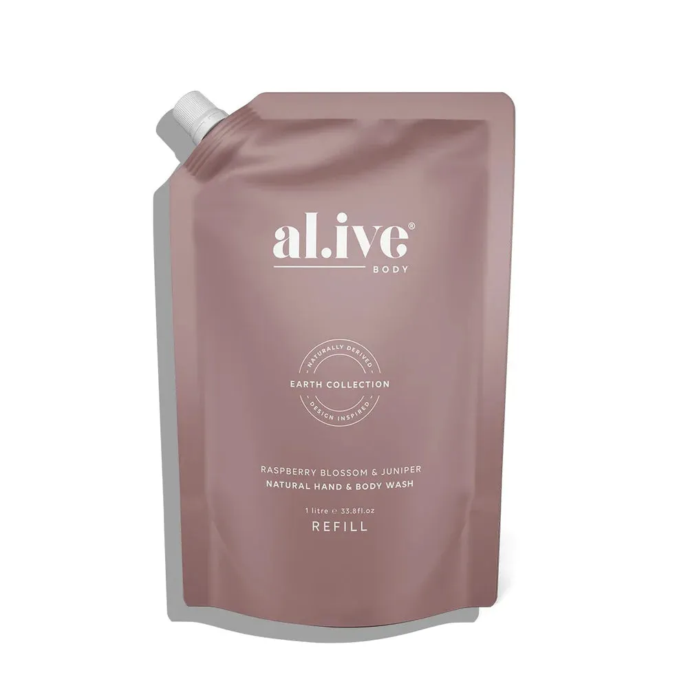 al.ive Body Wash Refill - Raspberry Blossom   Juniper