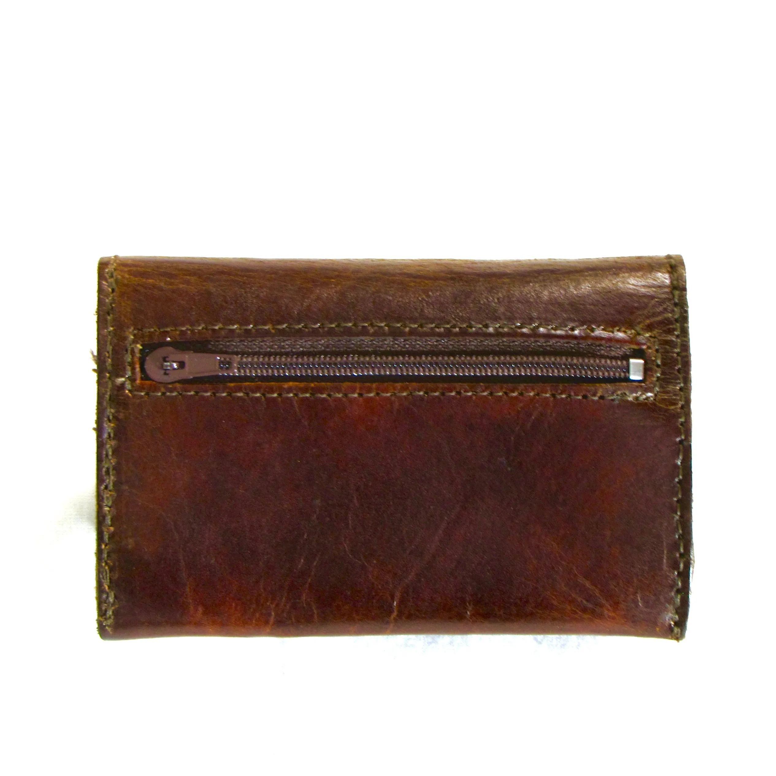 AP815  Antique Finish Mini Clutch Wallet