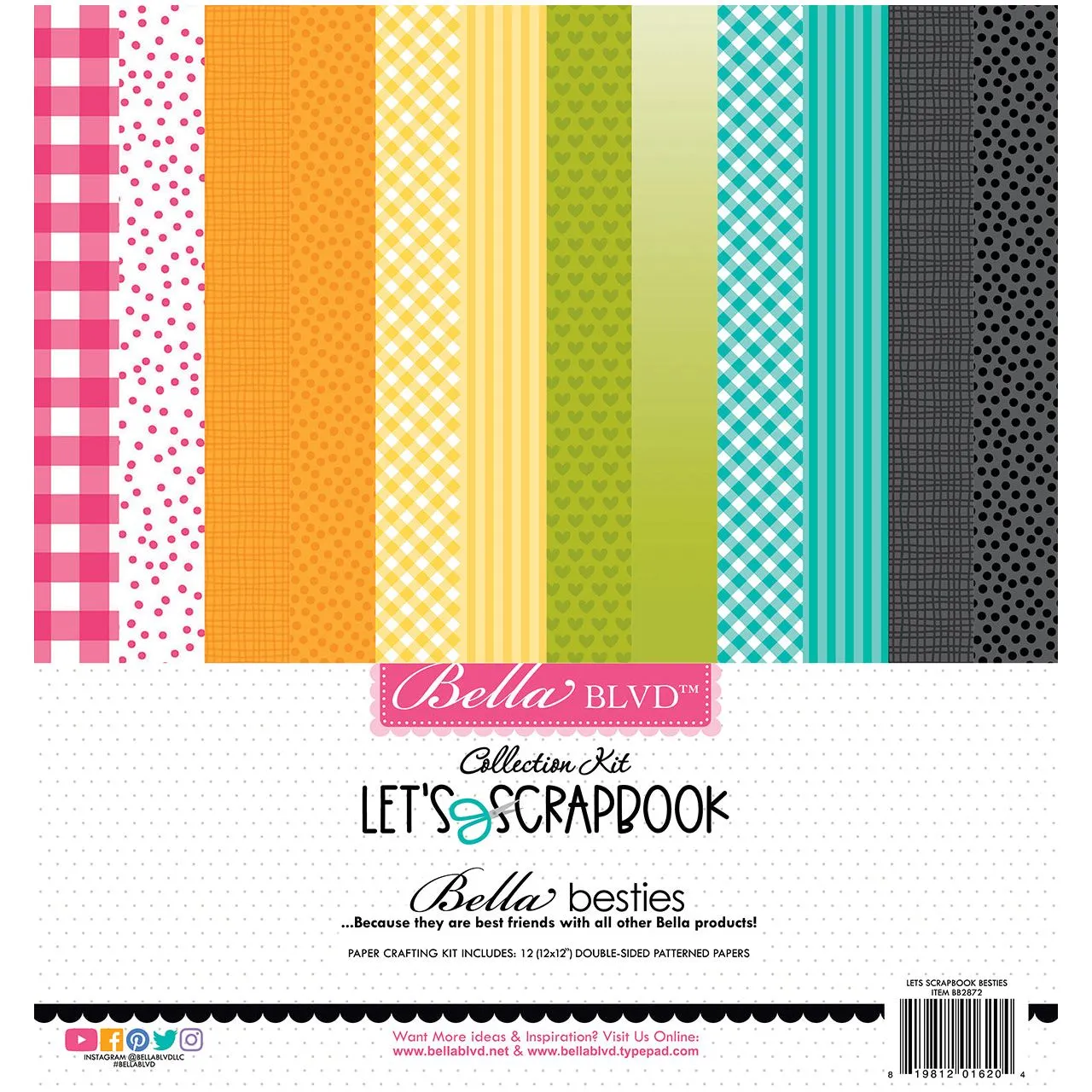 Bella Blvd - Let's Scrapbook! Collection - Bella Besties Kit / BB2872