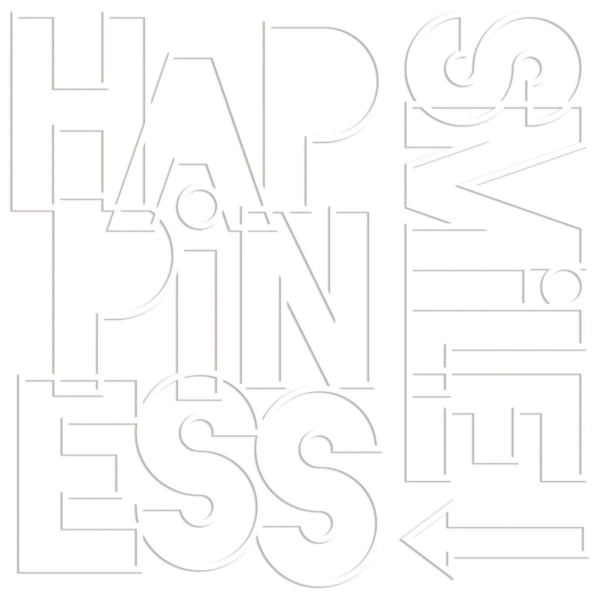 Bella Blvd - Let's Scrapbook! Collection - Coordinating - Cut Outs - Happiness / BB2367