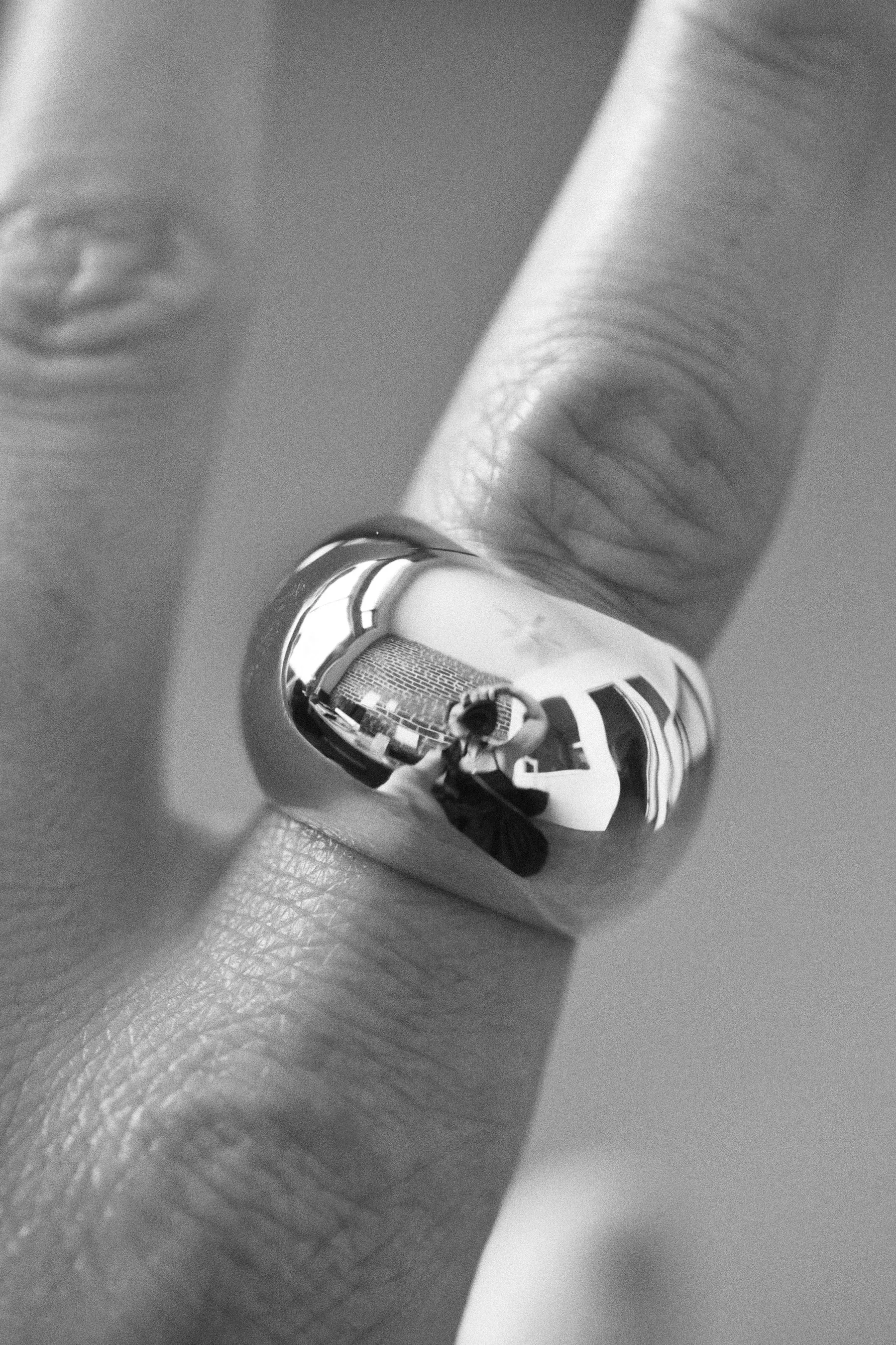 Brass Bubble Ring