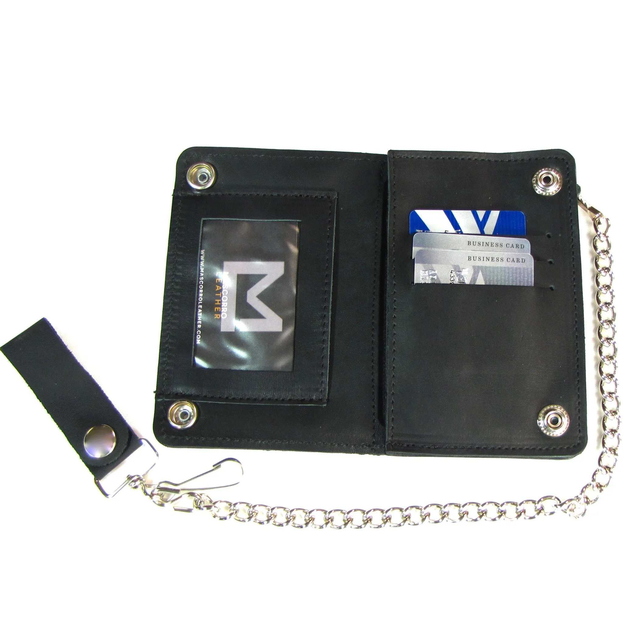 BW429-23  Short Biker Wallet