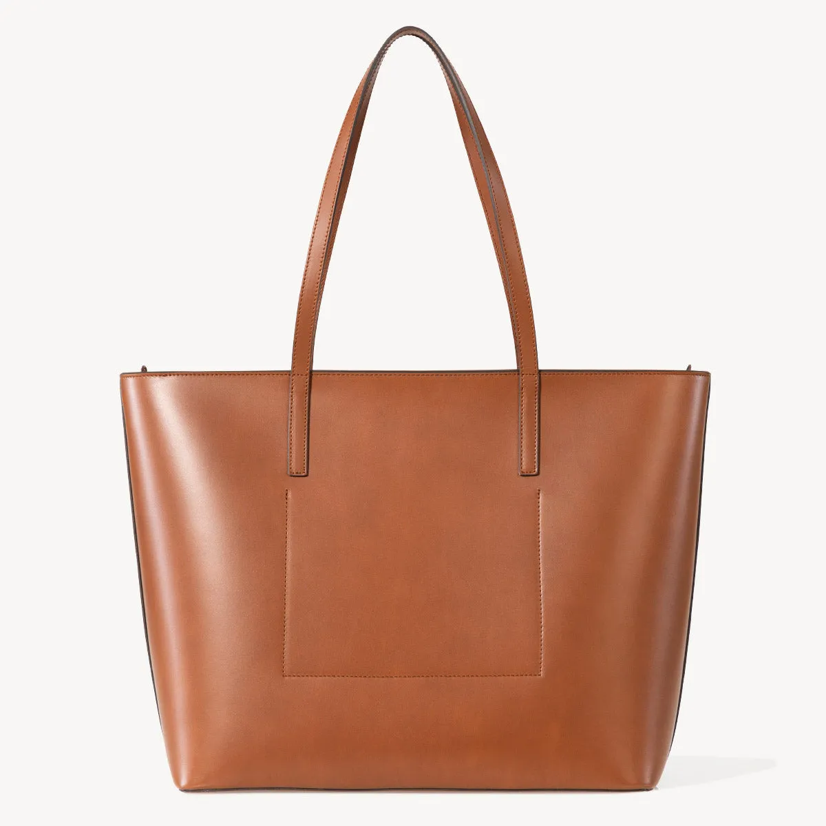 Calfskin Zippered Tote