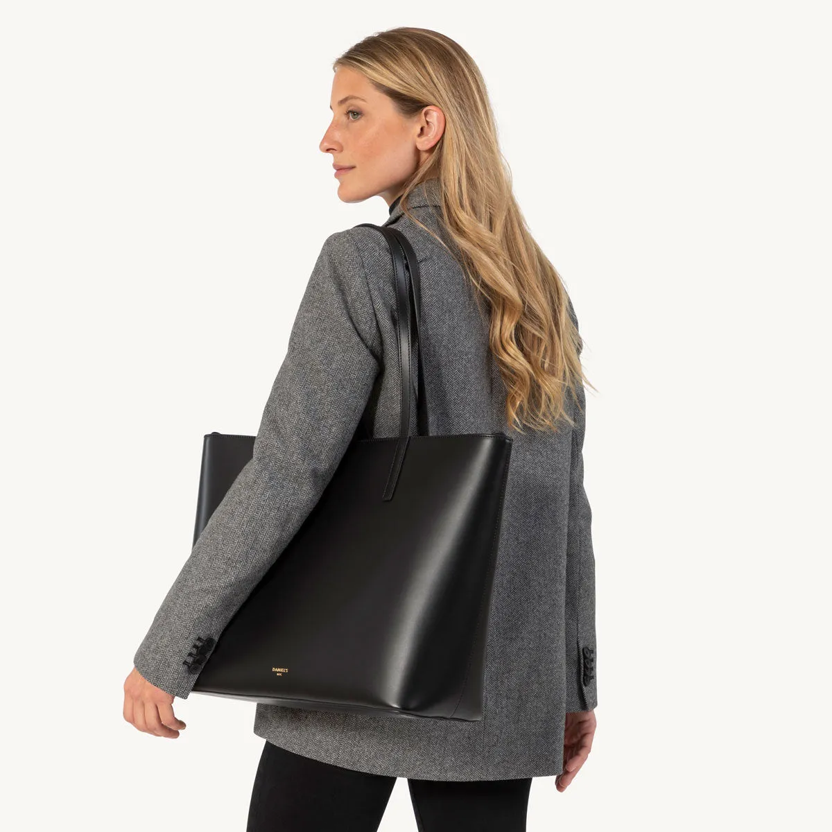Calfskin Zippered Tote