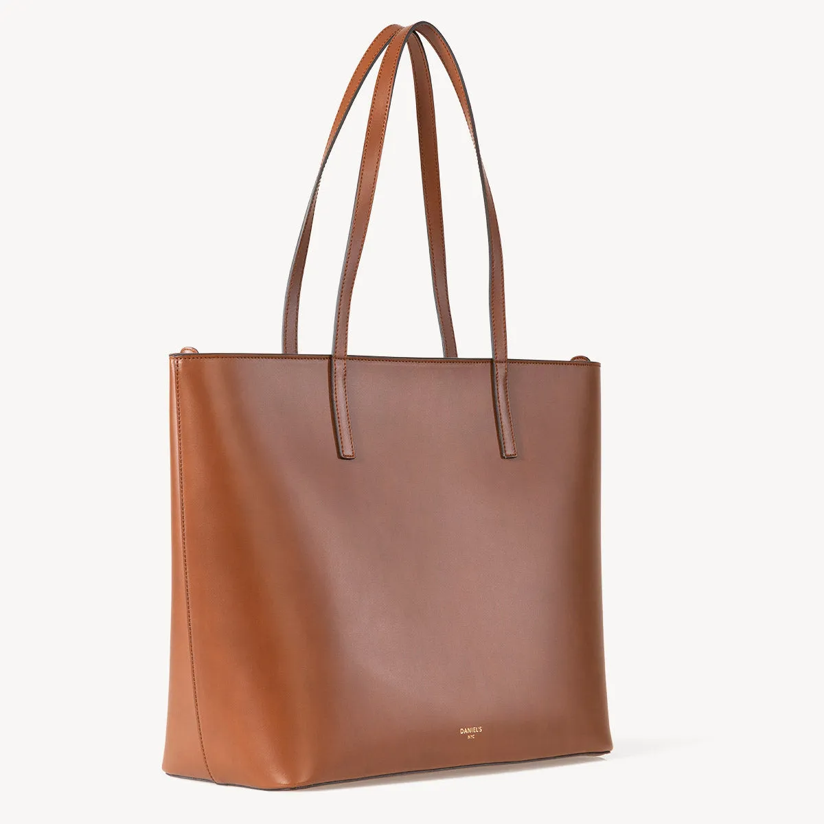 Calfskin Zippered Tote