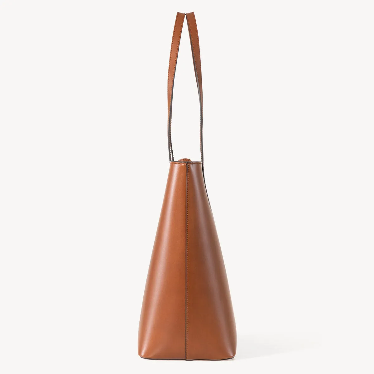 Calfskin Zippered Tote
