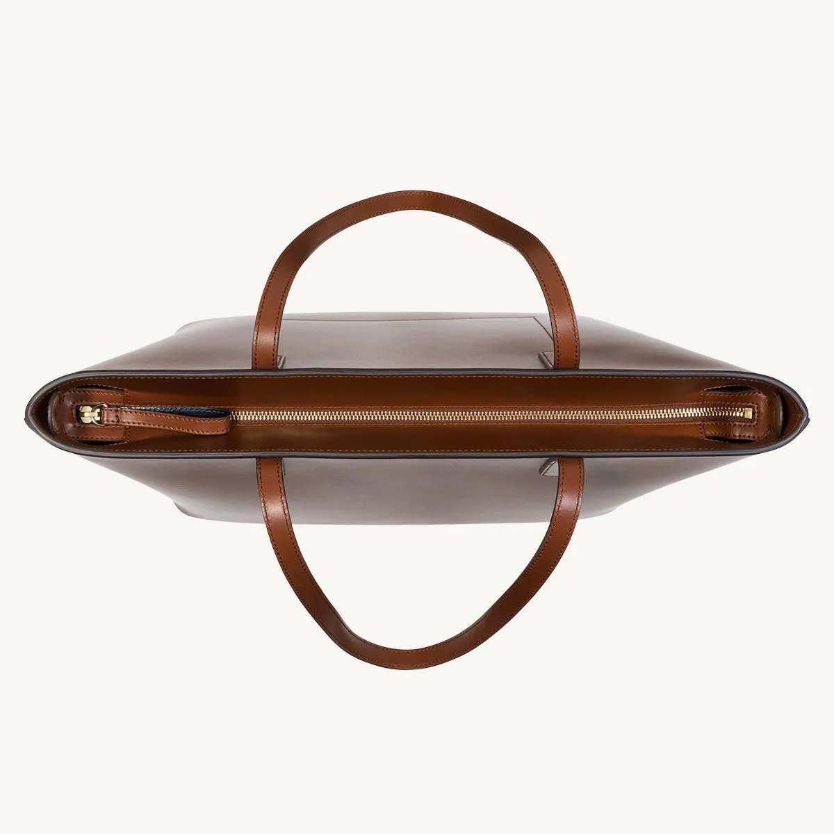Calfskin Zippered Tote