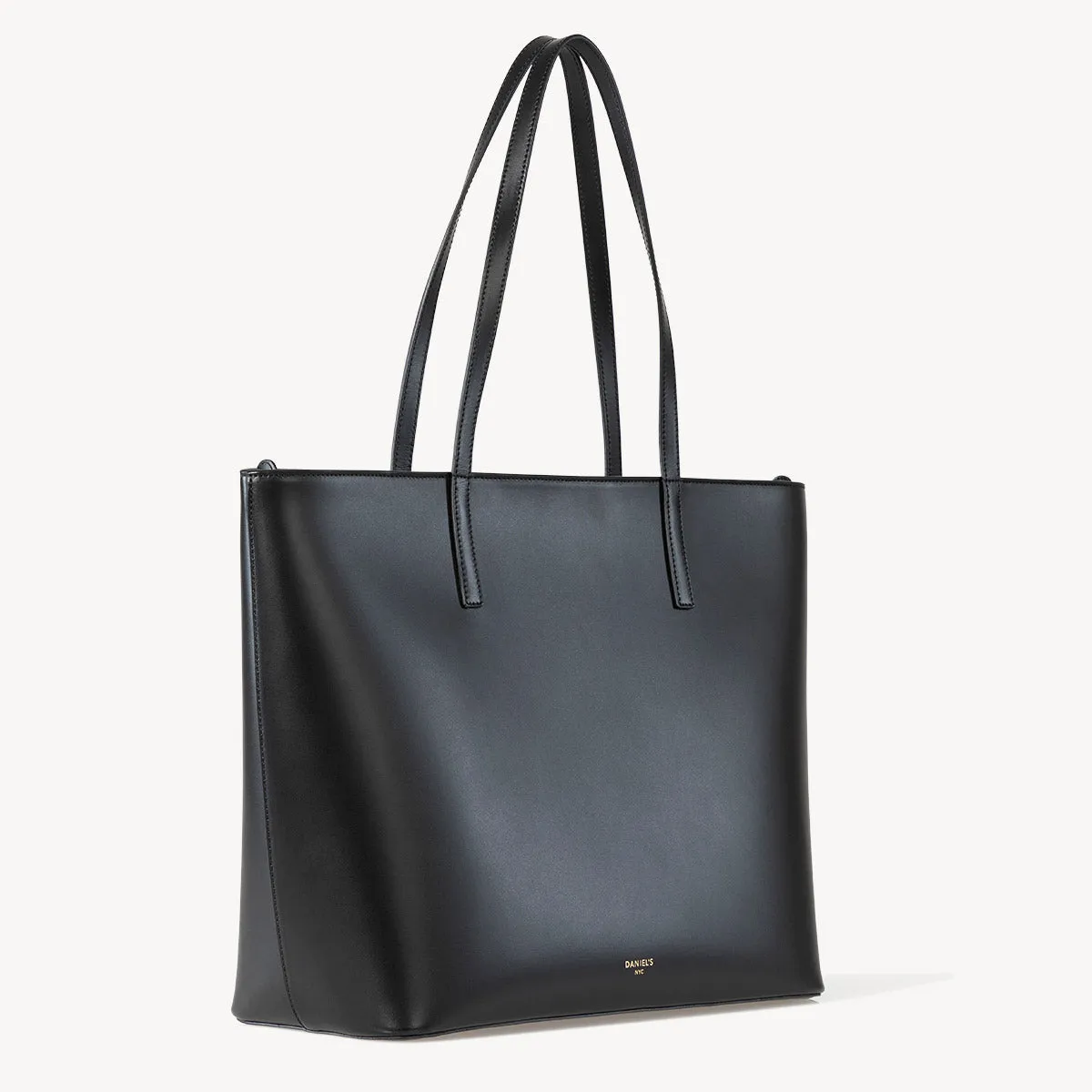 Calfskin Zippered Tote