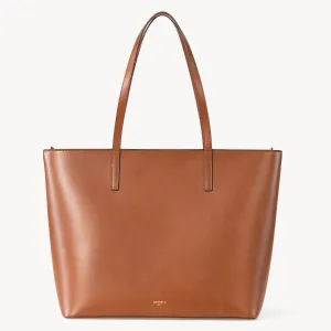 Calfskin Zippered Tote