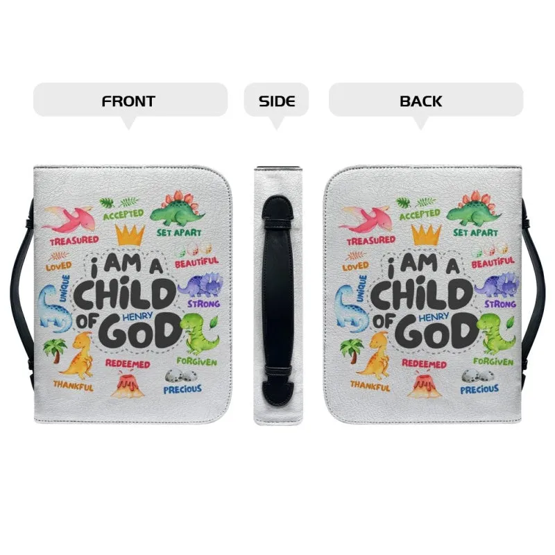 Christianartbag Bible Cover, Colorful Dinosaurs 'Child of God' Personalized Bible Cover, CAB06281123.