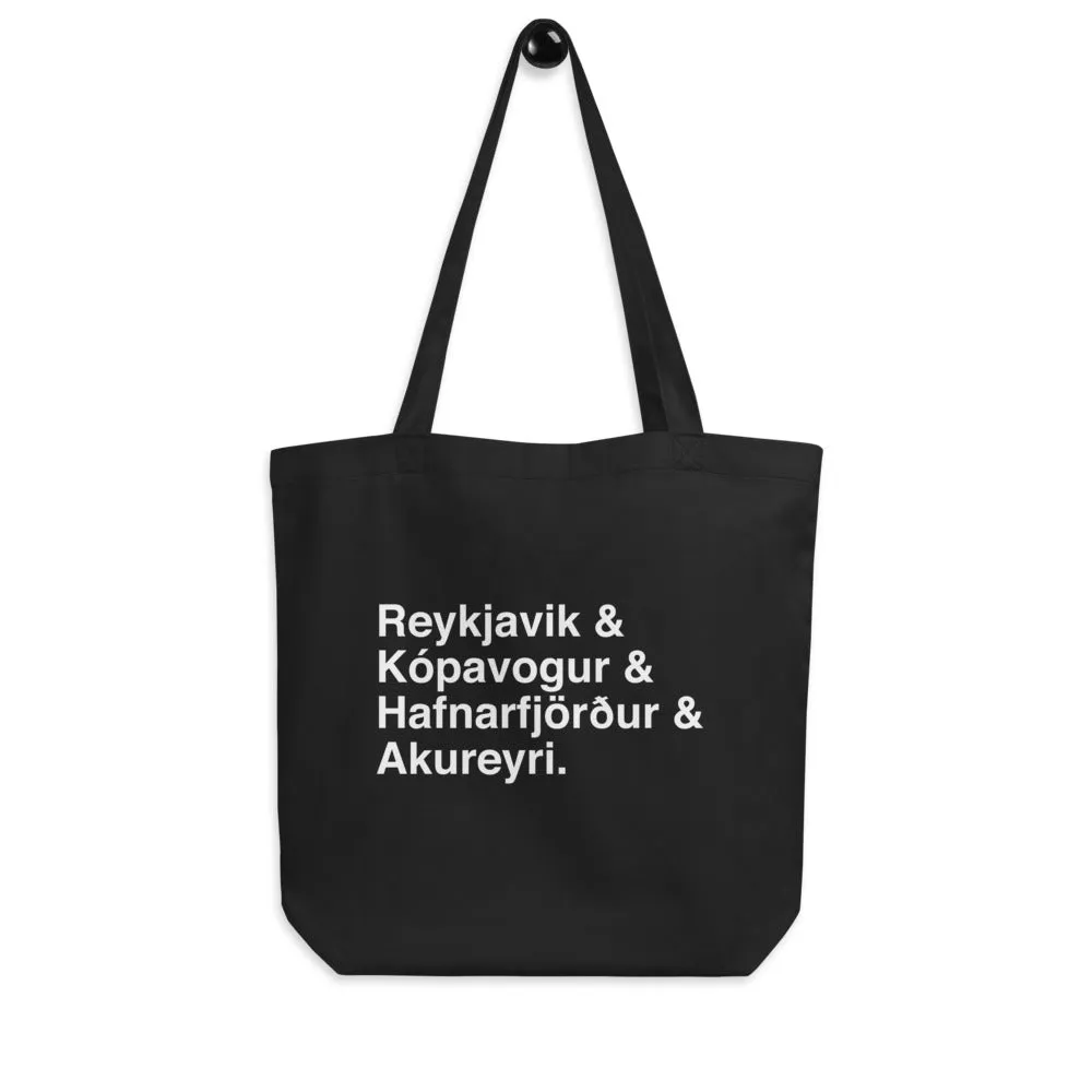 Cities Of Iceland Eco Tote Bag
