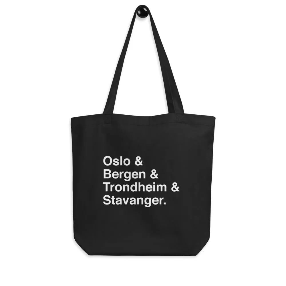 Cities Of Norway Eco Tote Bag