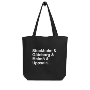Cities Of Sweden Eco Tote Bag