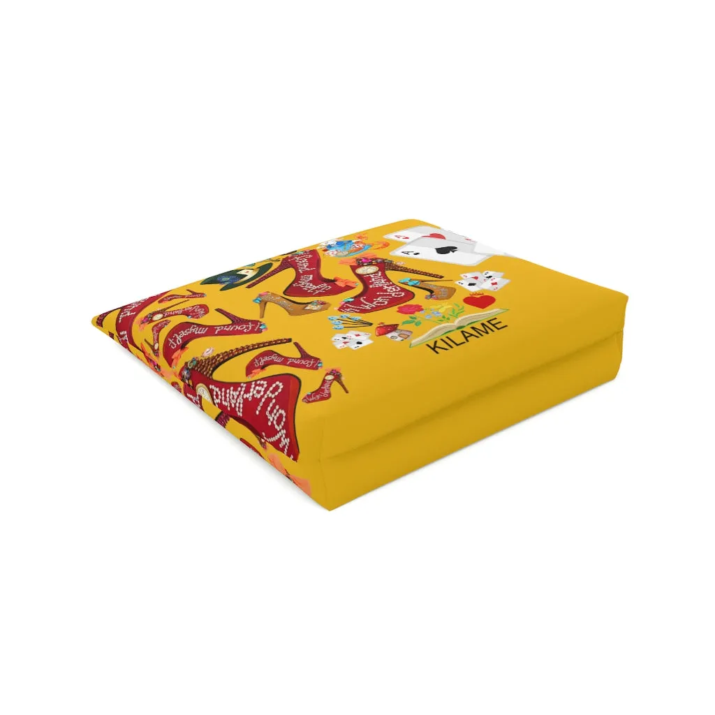 Cotton Cosmetic Bag 'Down the rabbit hole'