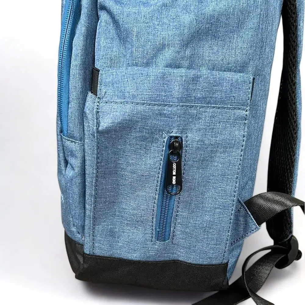 Cotton Road Nappy Bag - Backpack - Blue