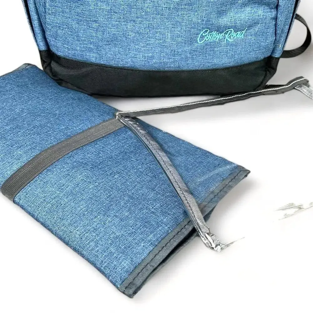 Cotton Road Nappy Bag - Backpack - Blue