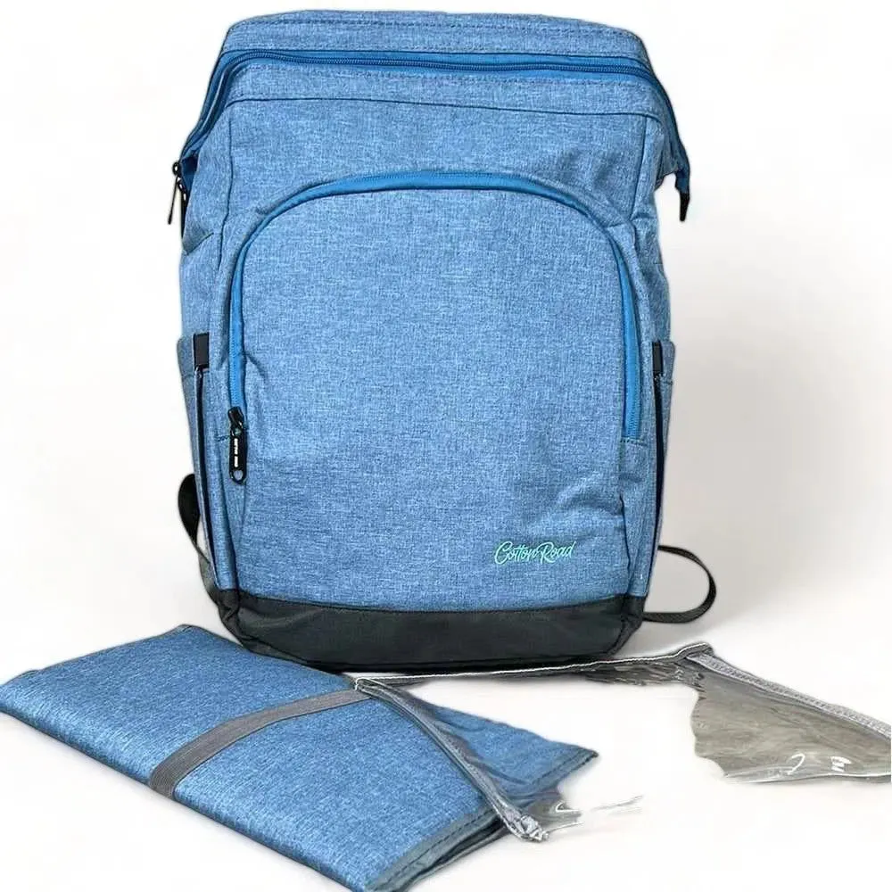 Cotton Road Nappy Bag - Backpack - Blue