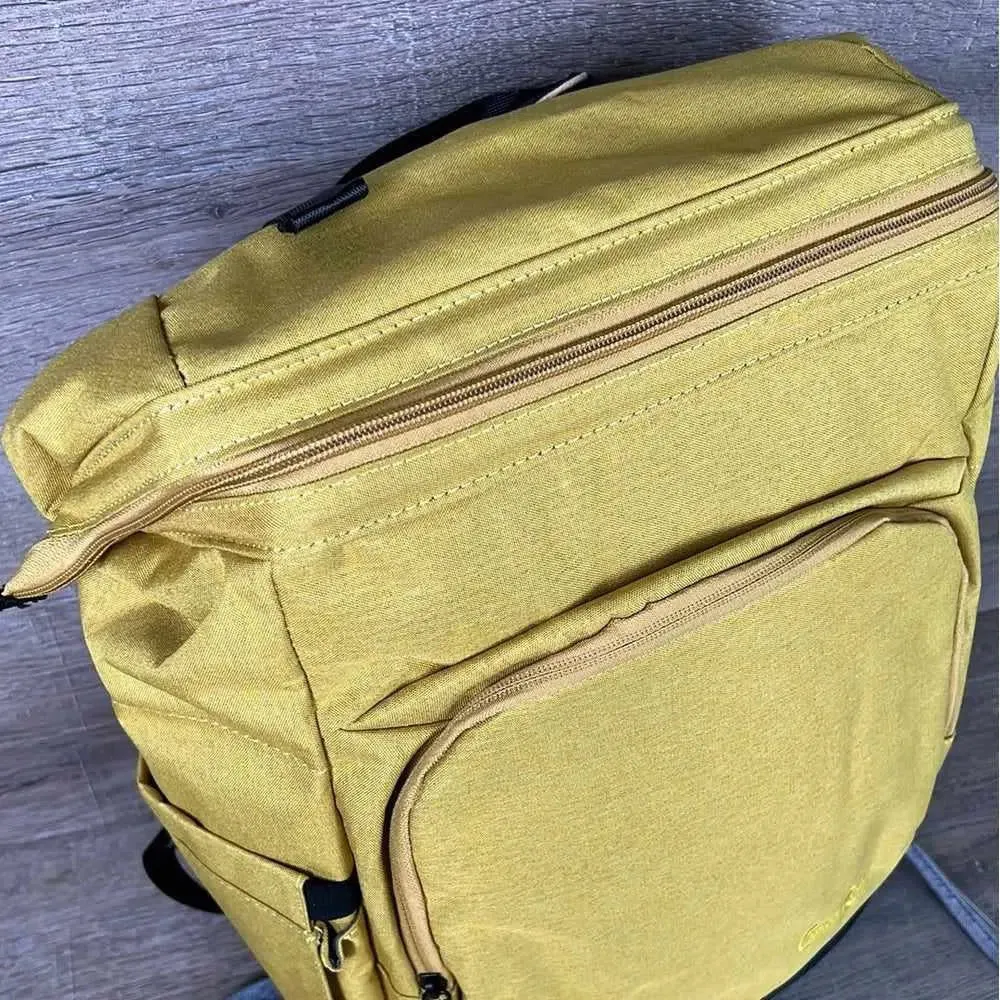 Cotton Road Nappy Bag - Backpack - Mustard