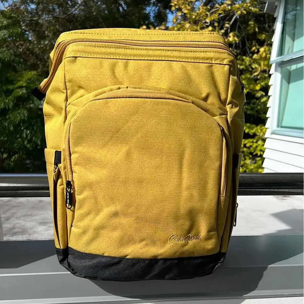 Cotton Road Nappy Bag - Backpack - Mustard