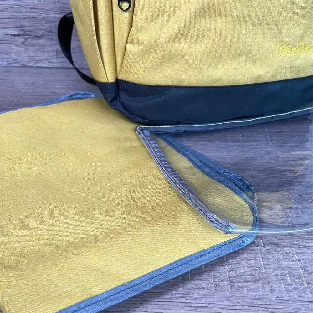 Cotton Road Nappy Bag - Backpack - Mustard