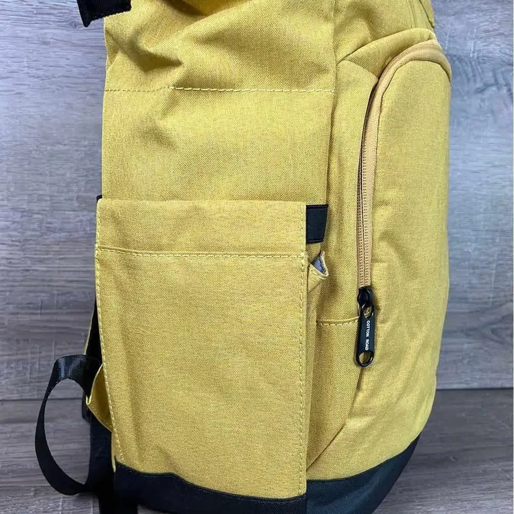 Cotton Road Nappy Bag - Backpack - Mustard