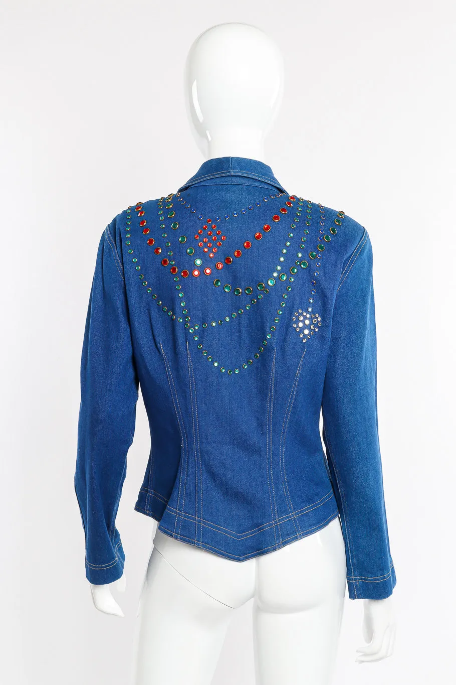 Crystal Studded Denim Jacket