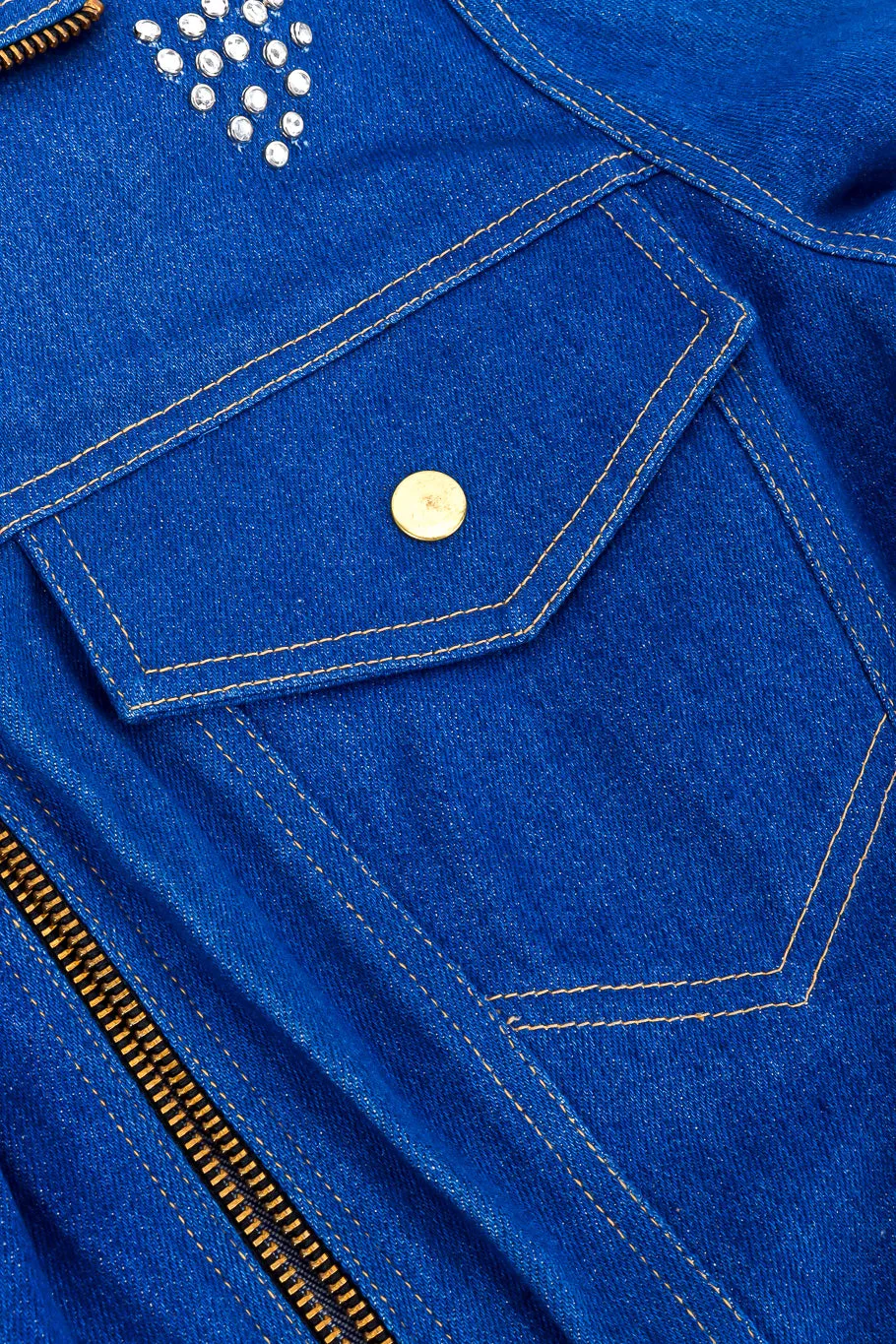 Crystal Studded Denim Jacket
