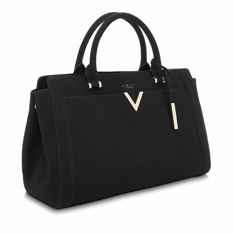 Dawson Black Vegan Laptop Bag (pre-order for March 2025)