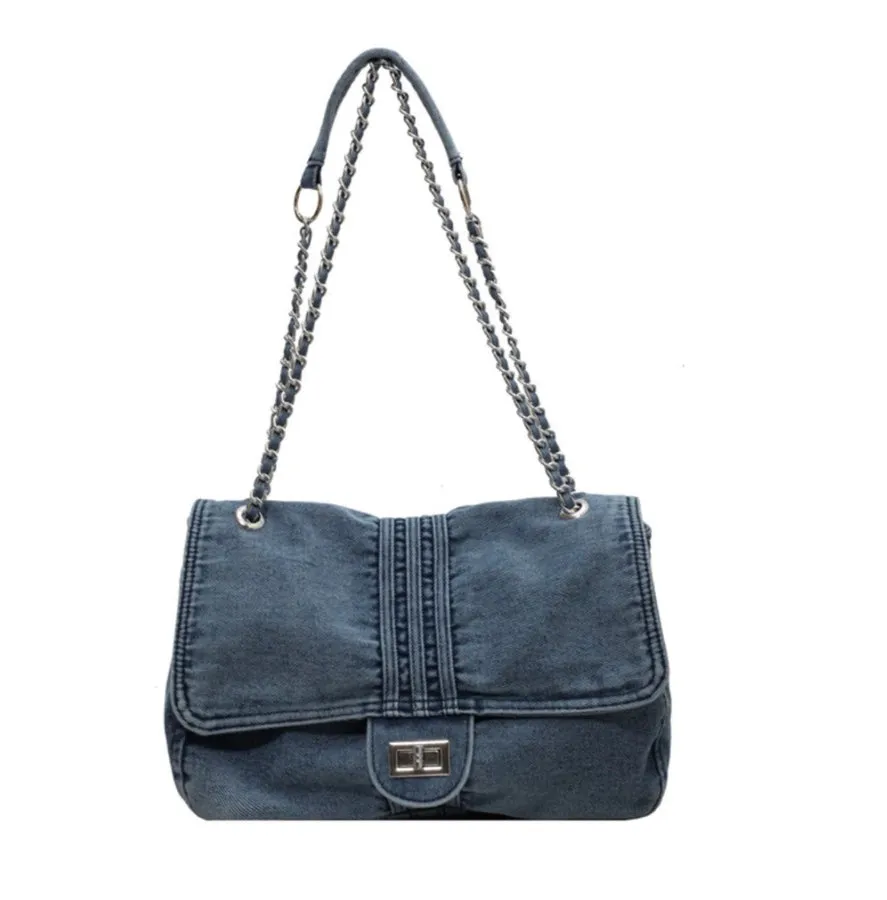 Denim Chain bag