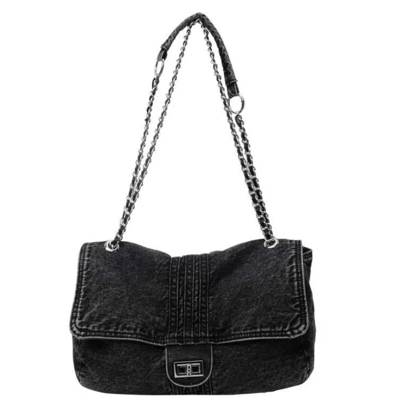 Denim Chain bag