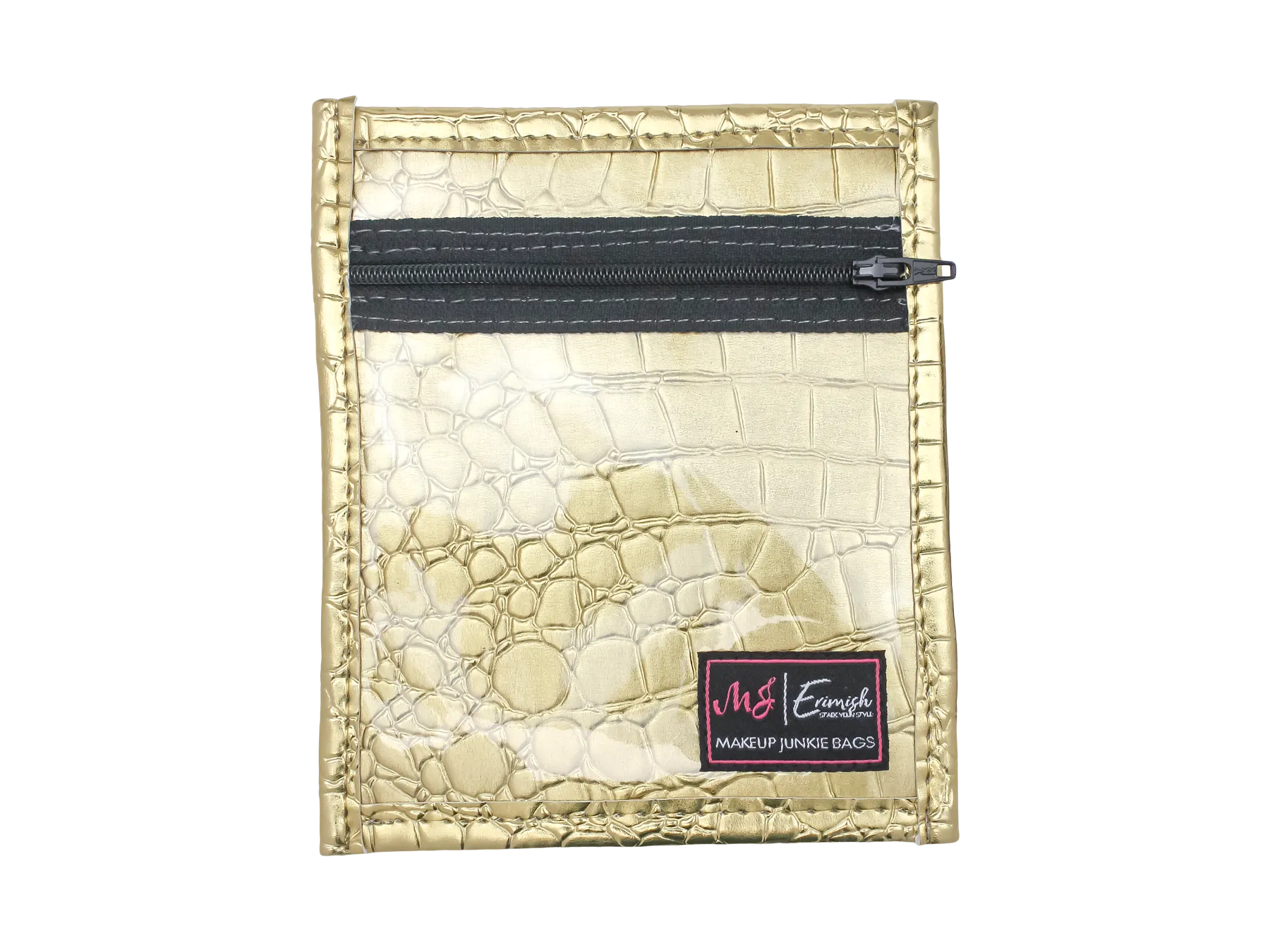 Erimish X Makeup Junkie Gold Bag