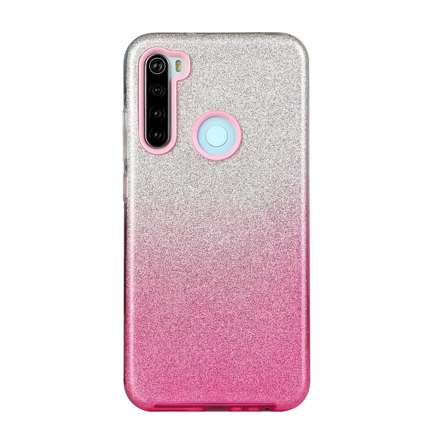 For OPPO Realme 5/Realme 5 Pro/A5 2020/A9 2020/A52/A92 Phone Case Gradient Color Glitter Powder Phone Cover with Airbag Bracket green