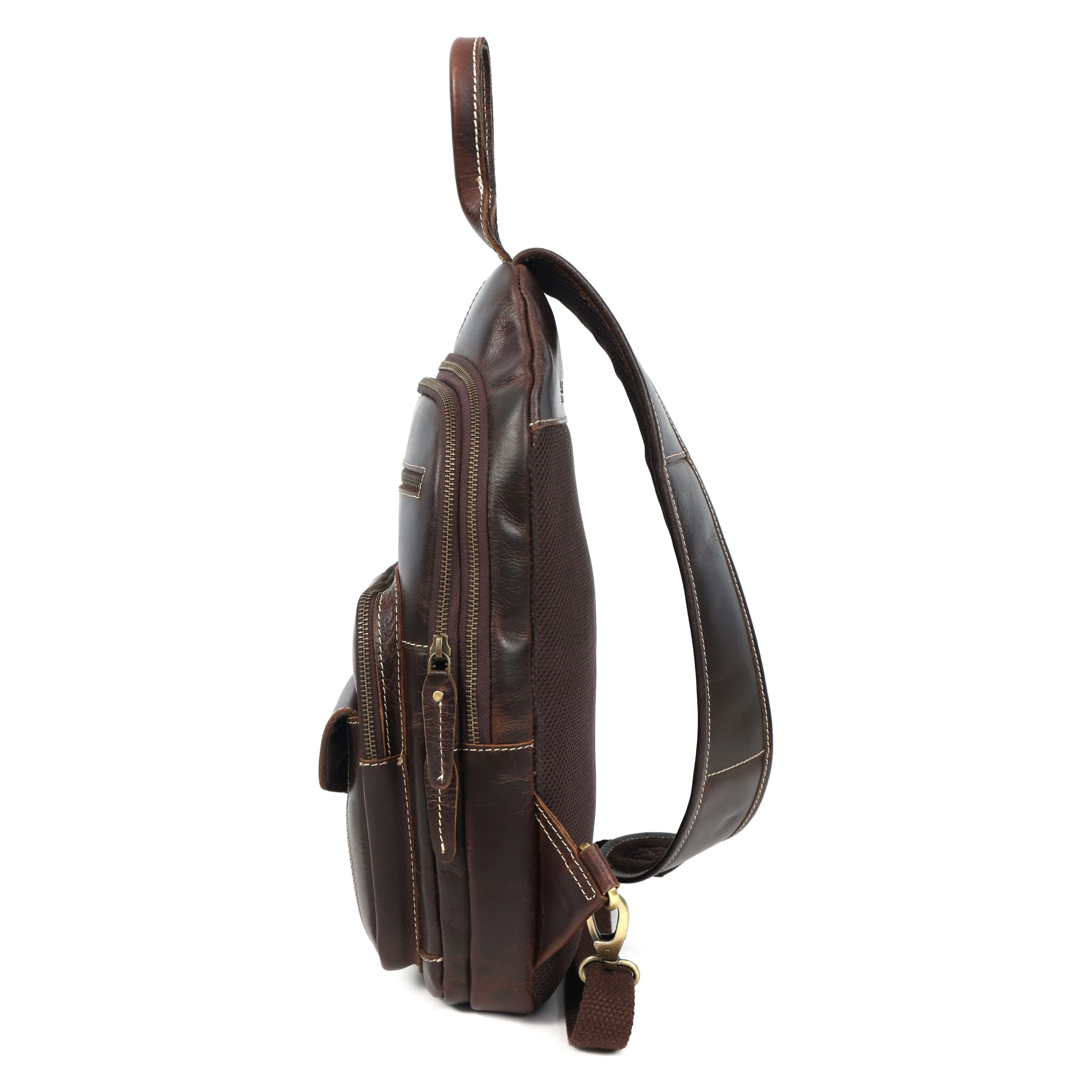Fox Buffalo Leather Sling Bag
