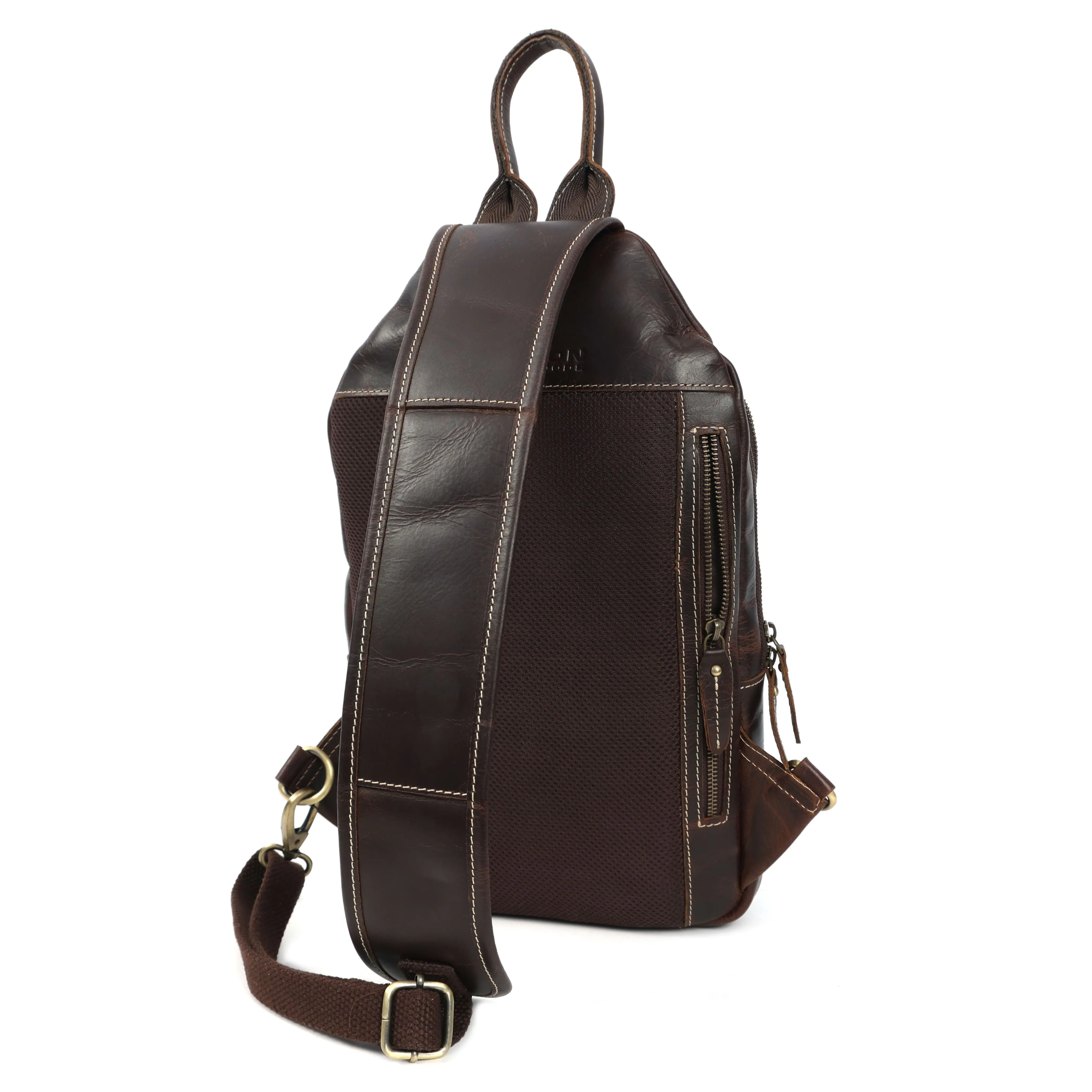 Fox Buffalo Leather Sling Bag