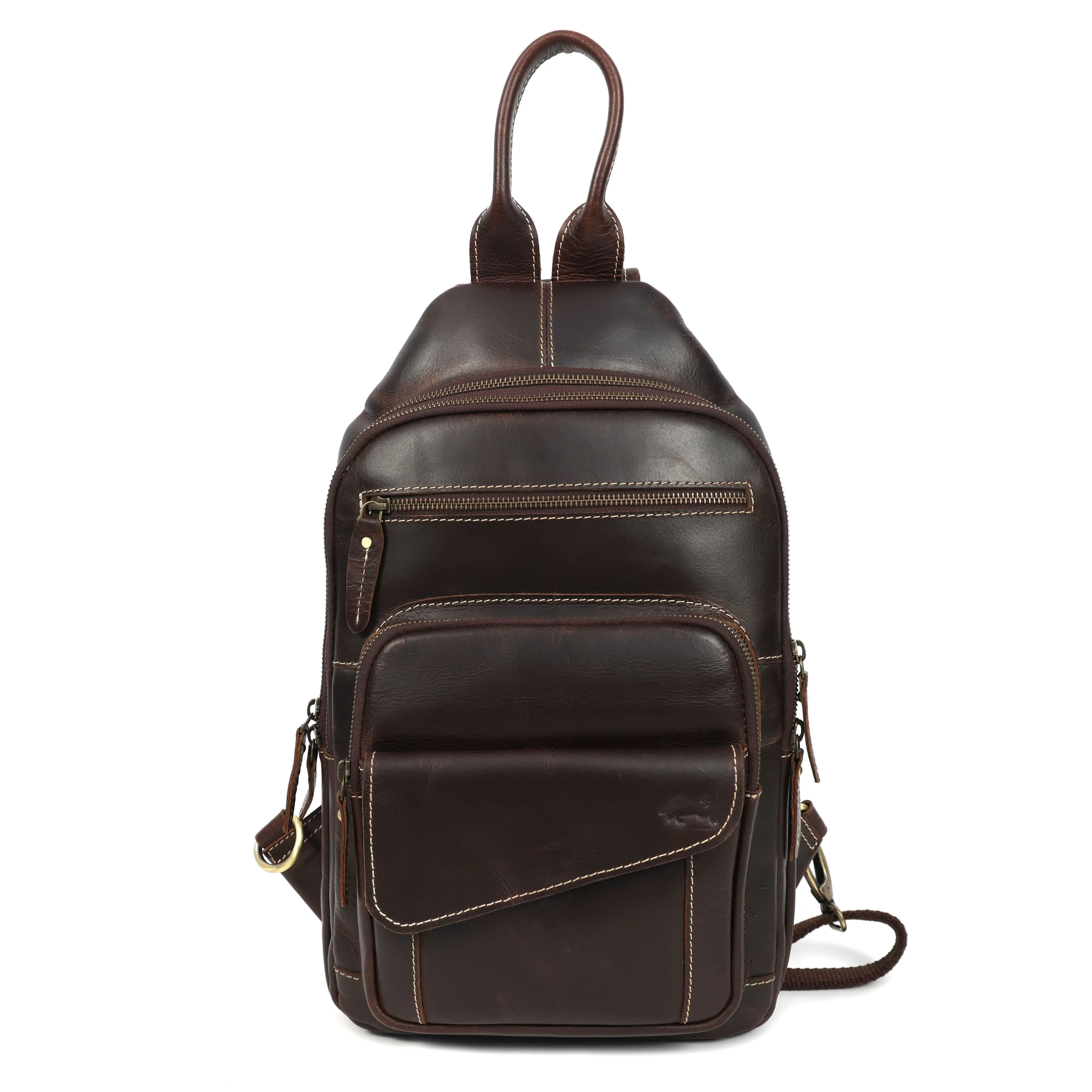 Fox Buffalo Leather Sling Bag