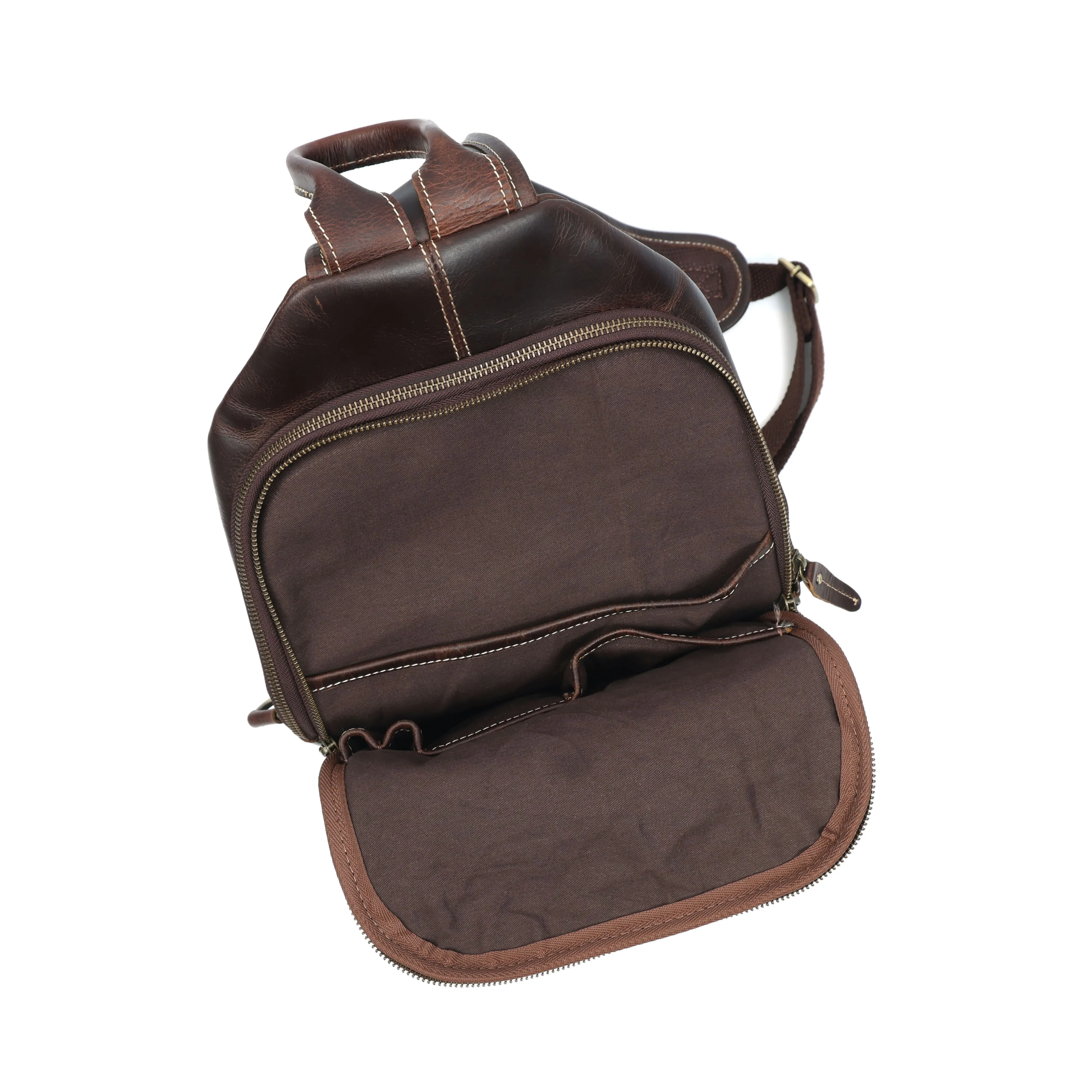 Fox Buffalo Leather Sling Bag