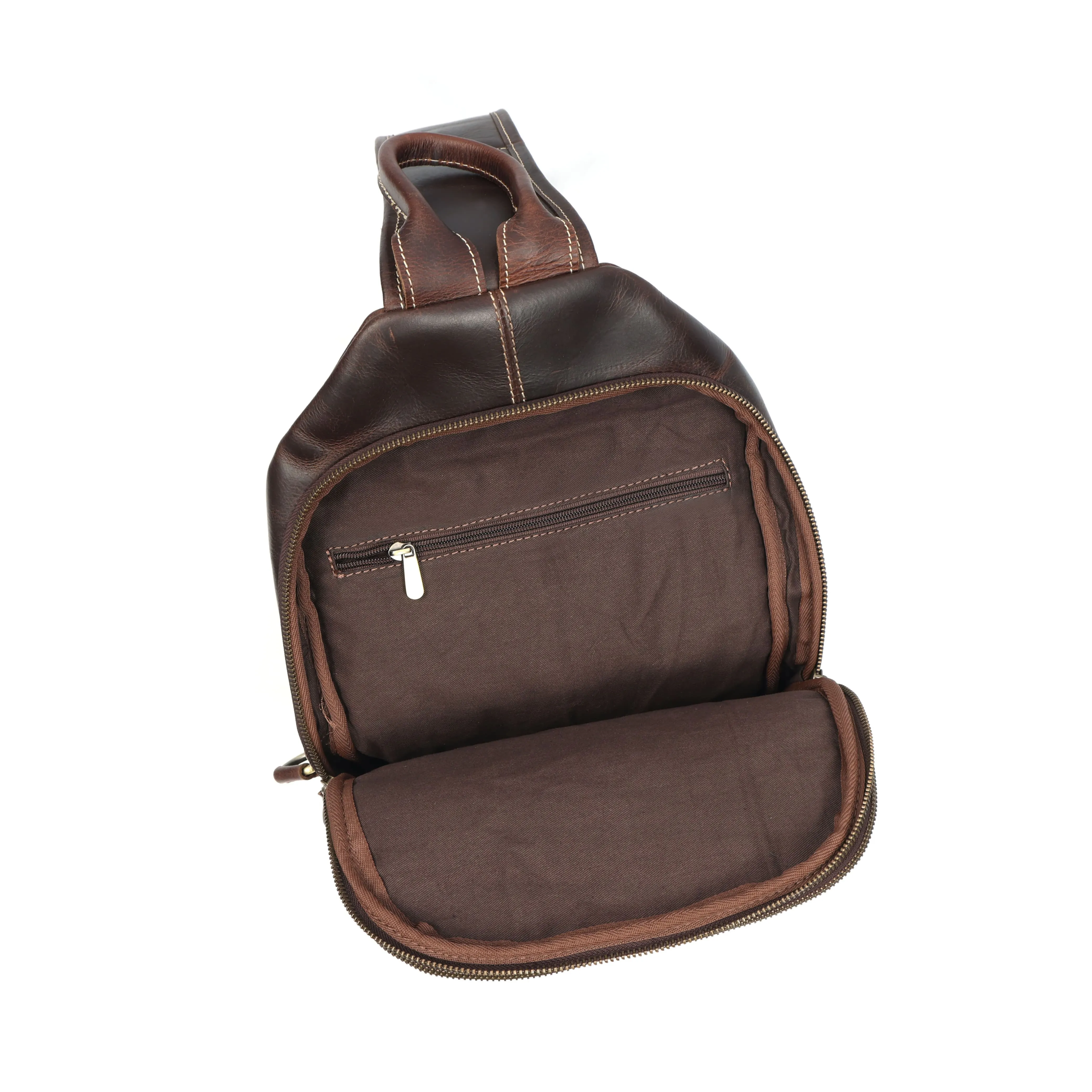 Fox Buffalo Leather Sling Bag