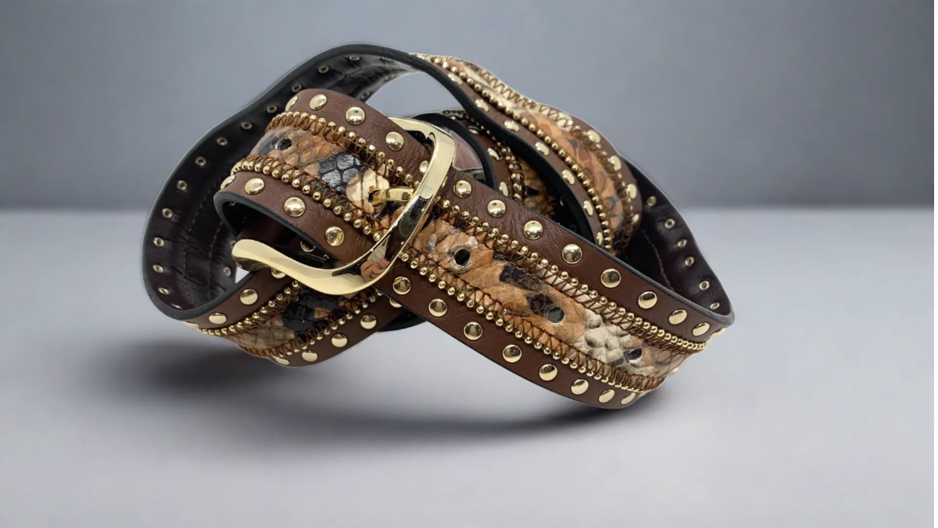 Gold Stud Belt