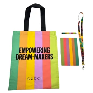 GUCCI VIP Gift Empowering Dream-Makers Tote Bundle - Mulitcolor NEW w/Out Tags