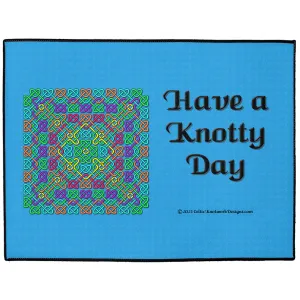 Have a Knotty Day Celtic Knotwork Panel Indoor / Outdoor Floor Mats