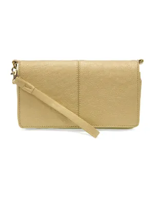 Joy Susan : Everly Organizer Flap Crossbody - Metallic Gold