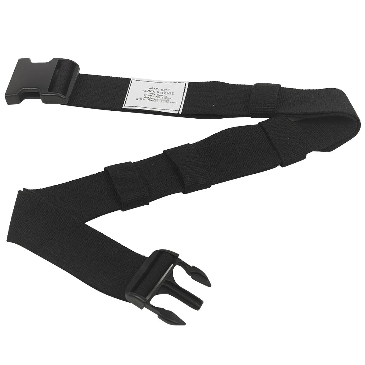 Mil-Tec Quick Release Army Belt 50mm Black