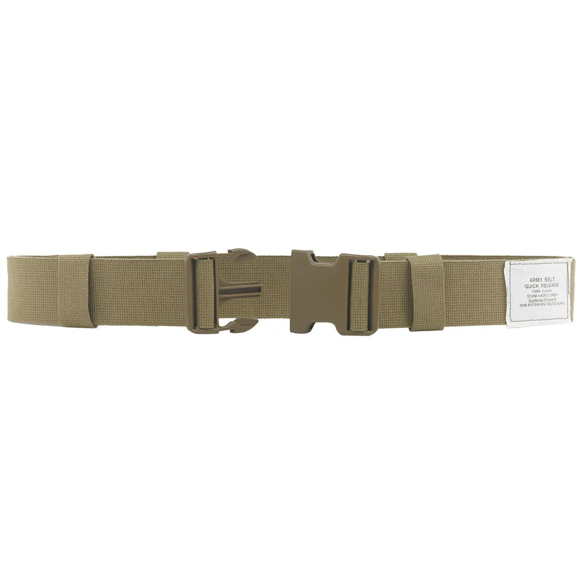 Mil-Tec Quick Release Army Belt 50mm Coyote