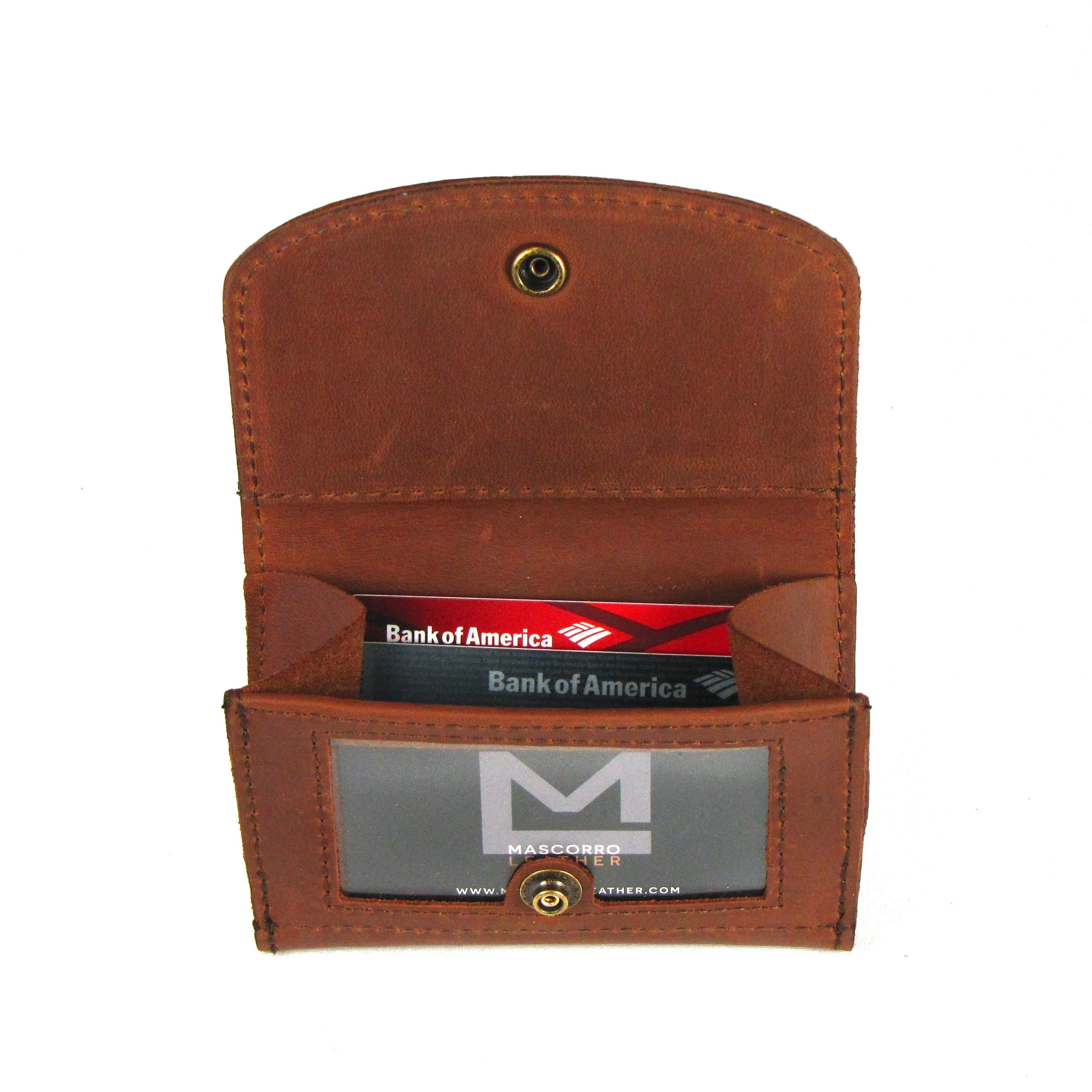 Mini Clutch Wallet- Crazy Horse Brown